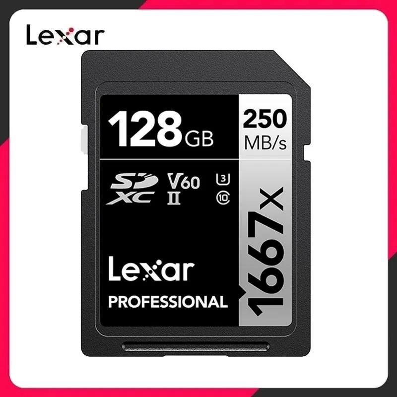 Lexar  SD ī, ī޶ SD ī UHS-II,  64GB, 1667x ޸ ī, 250 MB/s ÷ ī, 128GB, 256GB SDXC V60